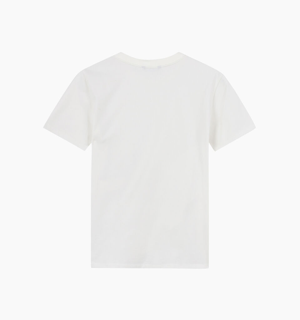 T-SHIRT - sisley k short sleeve t-shirt - Creamy White | Sisley K image number 3